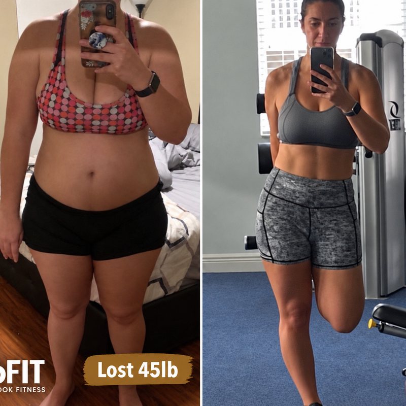 Client before and after